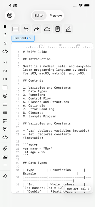 AI Markdown Editor Screenshot 9